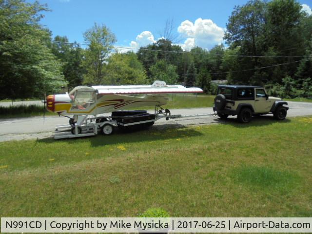 N991CD, 1991 Denney Kitfox C/N 107, New to me Kitfox Model 1 Rotax 532 Oscoda Mi