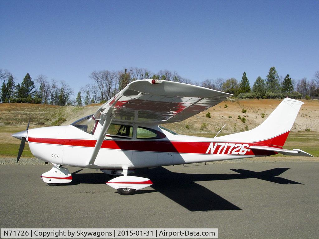N71726, 1969 Cessna 182M Skylane C/N 18259730, Picture taken at Placerville, CA.