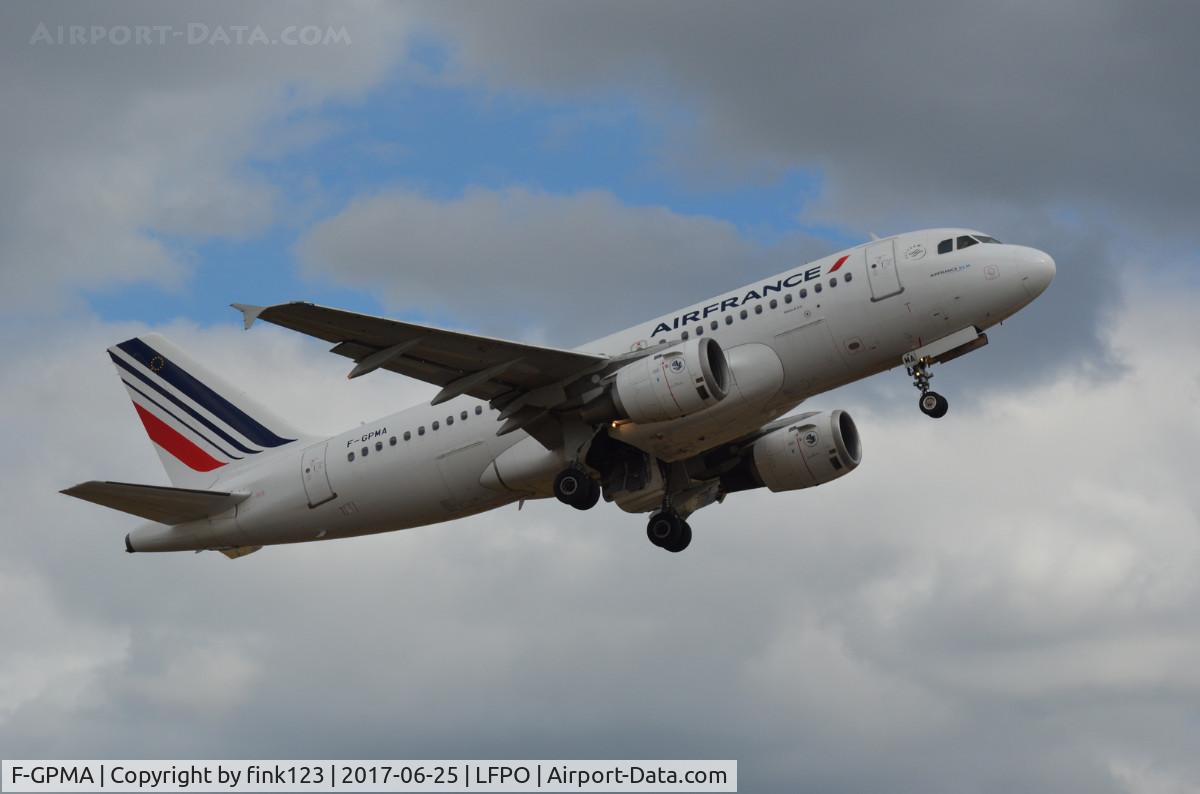 F-GPMA, 1998 Airbus A319-113 C/N 598, AIR FRANCE