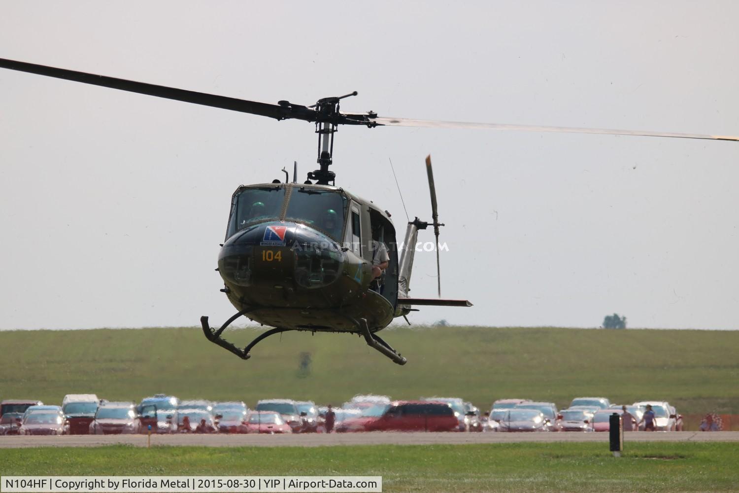 N104HF, 1968 Bell UH-1H Iroquois C/N 10763 (68-16104), UH-1H