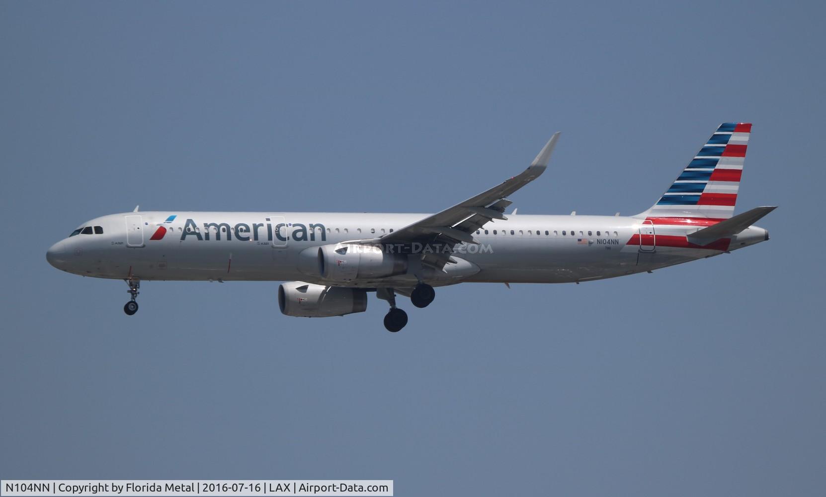 N104NN, 2013 Airbus A321-231 C/N 5895, American