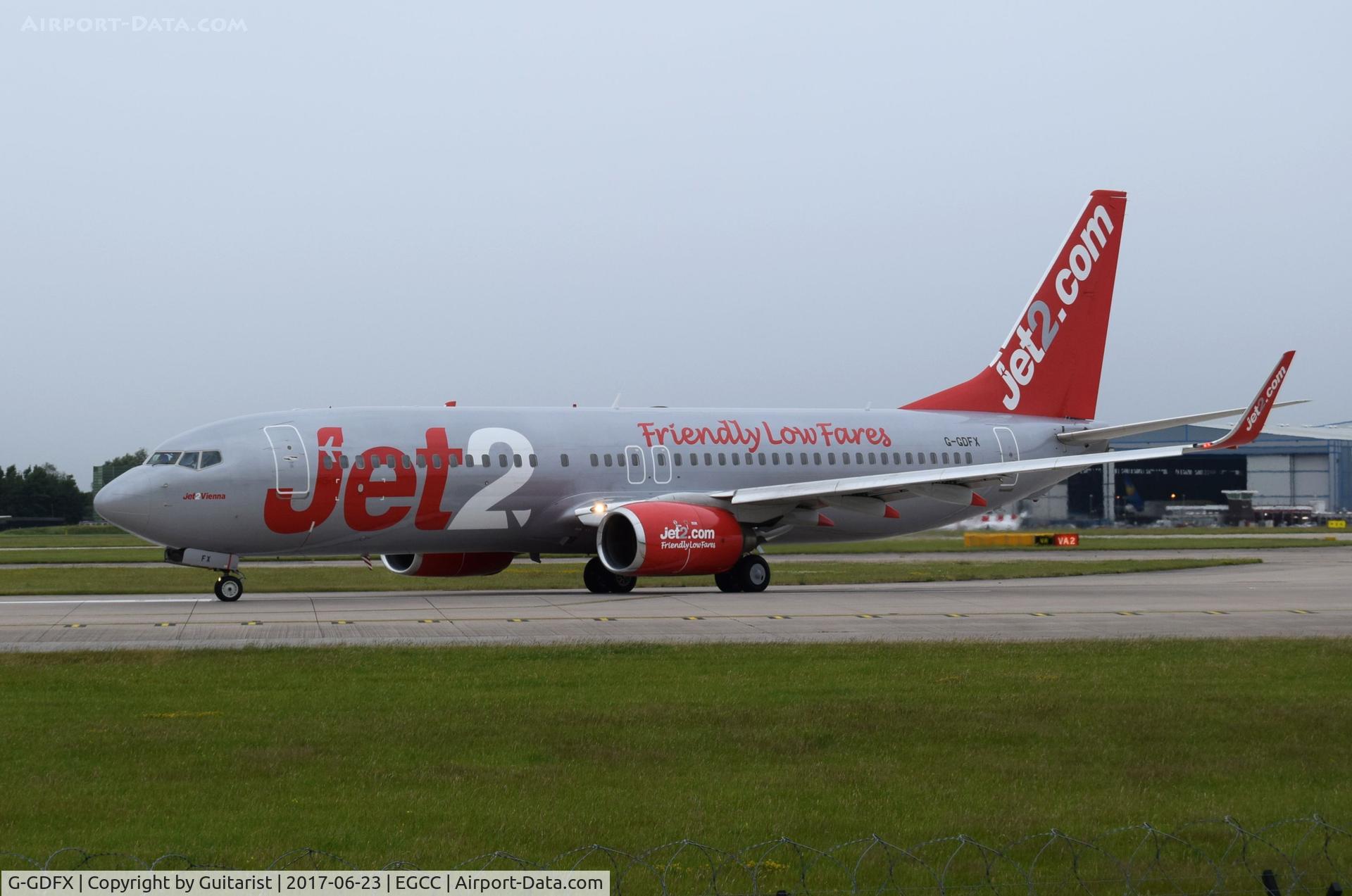 G-GDFX, 2000 Boeing 737-8K5 C/N 27987, At Manchester