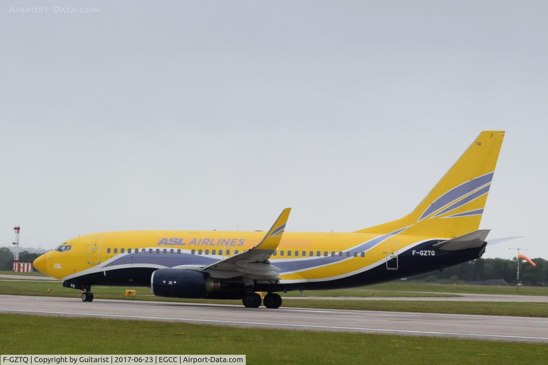 F-GZTQ, 1999 Boeing 737-73S C/N 29080, At Manchester