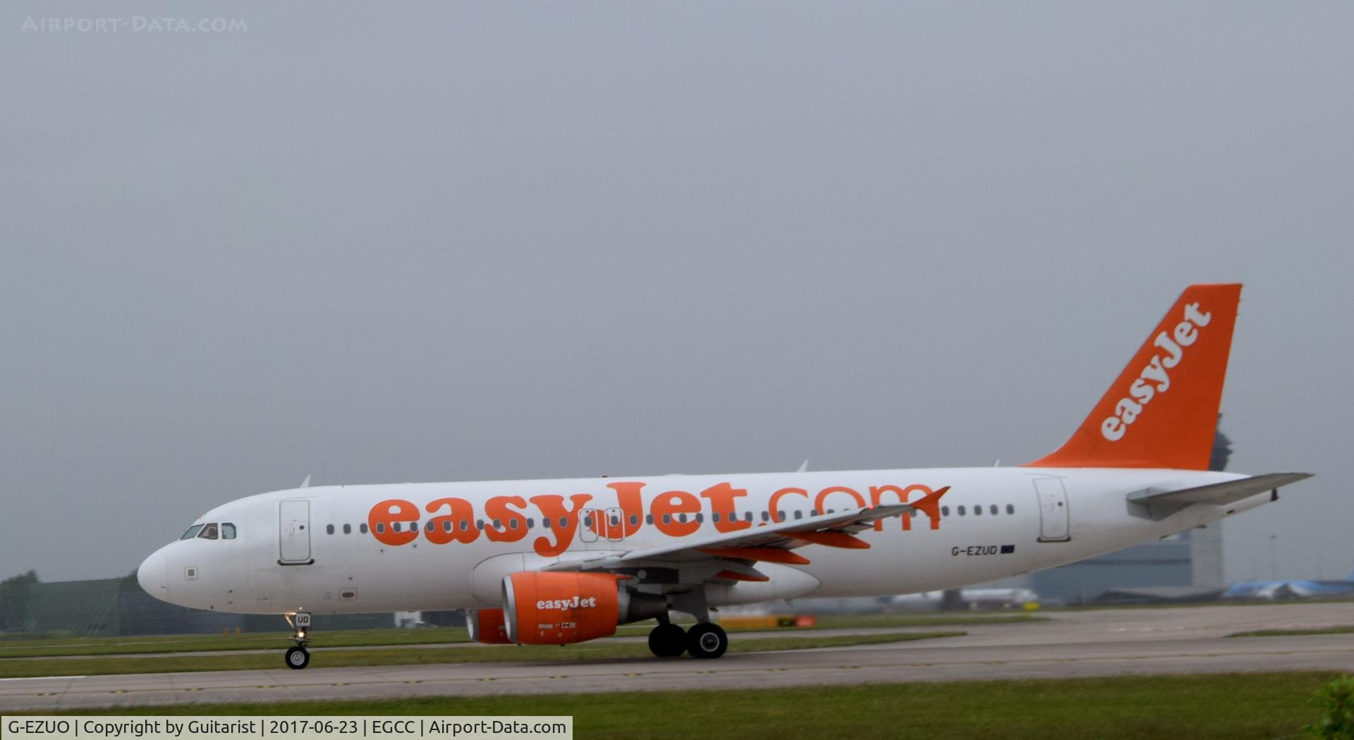 G-EZUO, 2012 Airbus A320-214 C/N 5052, At Manchester