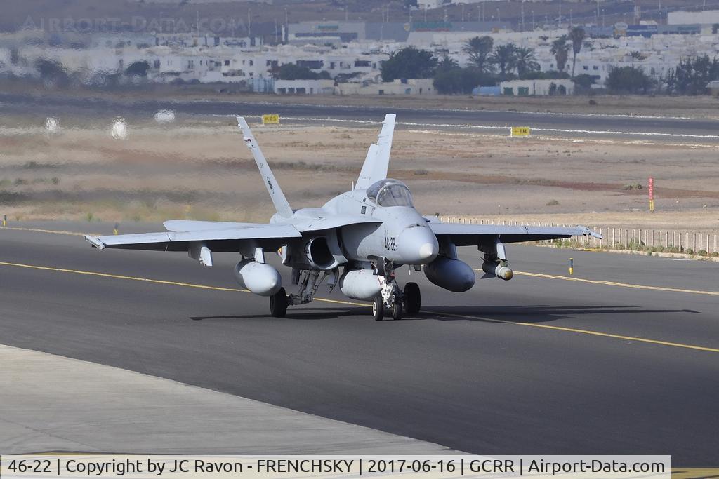 46-22, McDonnell Douglas F/A-18A+ Hornet C/N 170/A132, Spanish Air Force