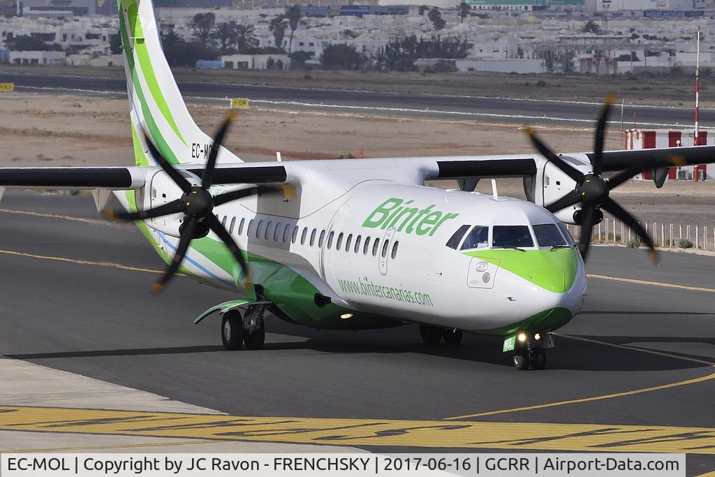 EC-MOL, 2016 ATR 72-600 (72-212A) C/N 1359, Binter Canarias departure to Las Palmas