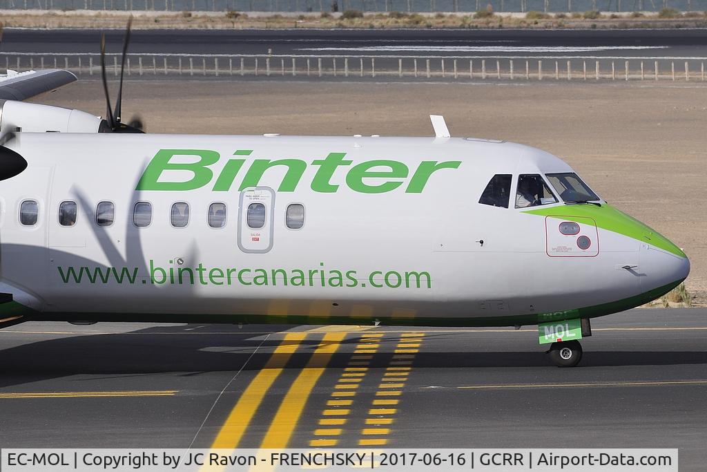 EC-MOL, 2016 ATR 72-600 (72-212A) C/N 1359, Binter Canarias departure to Las Palmas