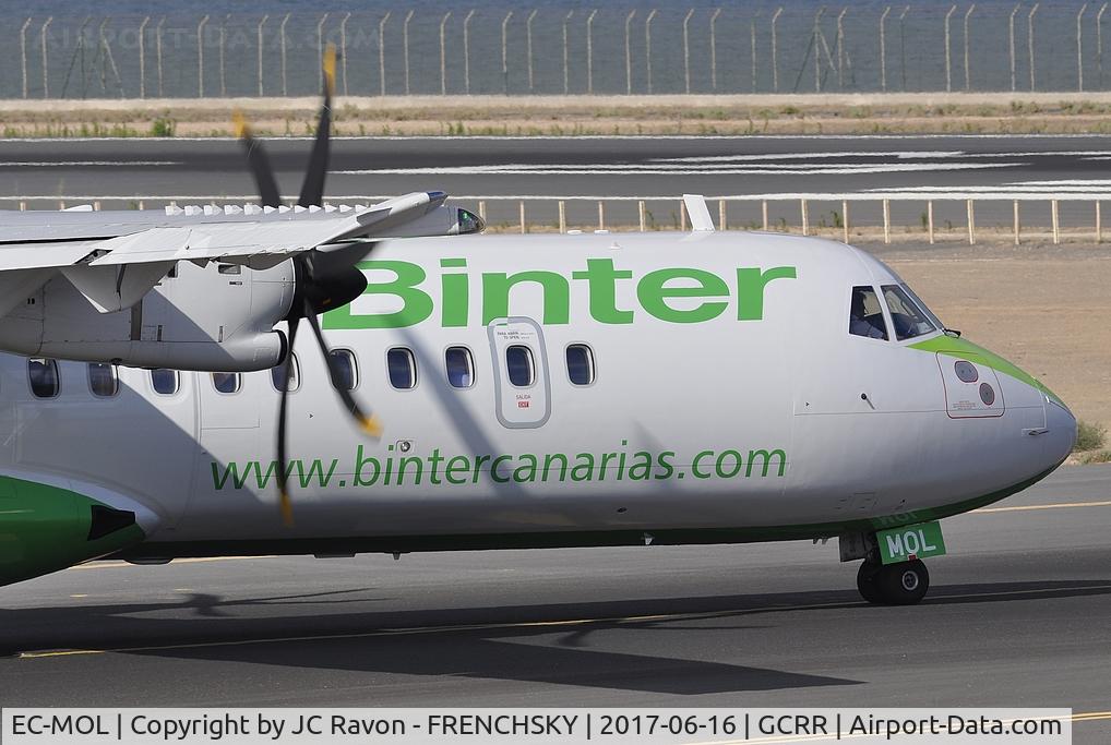 EC-MOL, 2016 ATR 72-600 (72-212A) C/N 1359, Binter Canarias departure to Las Palmas