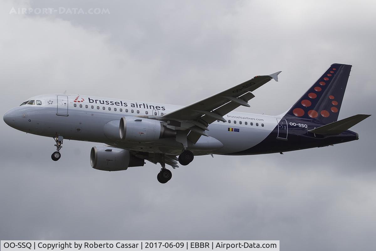 OO-SSQ, 2009 Airbus A319-112 C/N 3790, Brussels