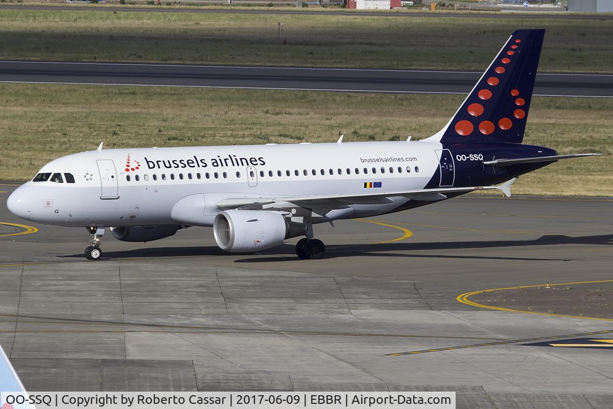 OO-SSQ, 2009 Airbus A319-112 C/N 3790, Brussels
