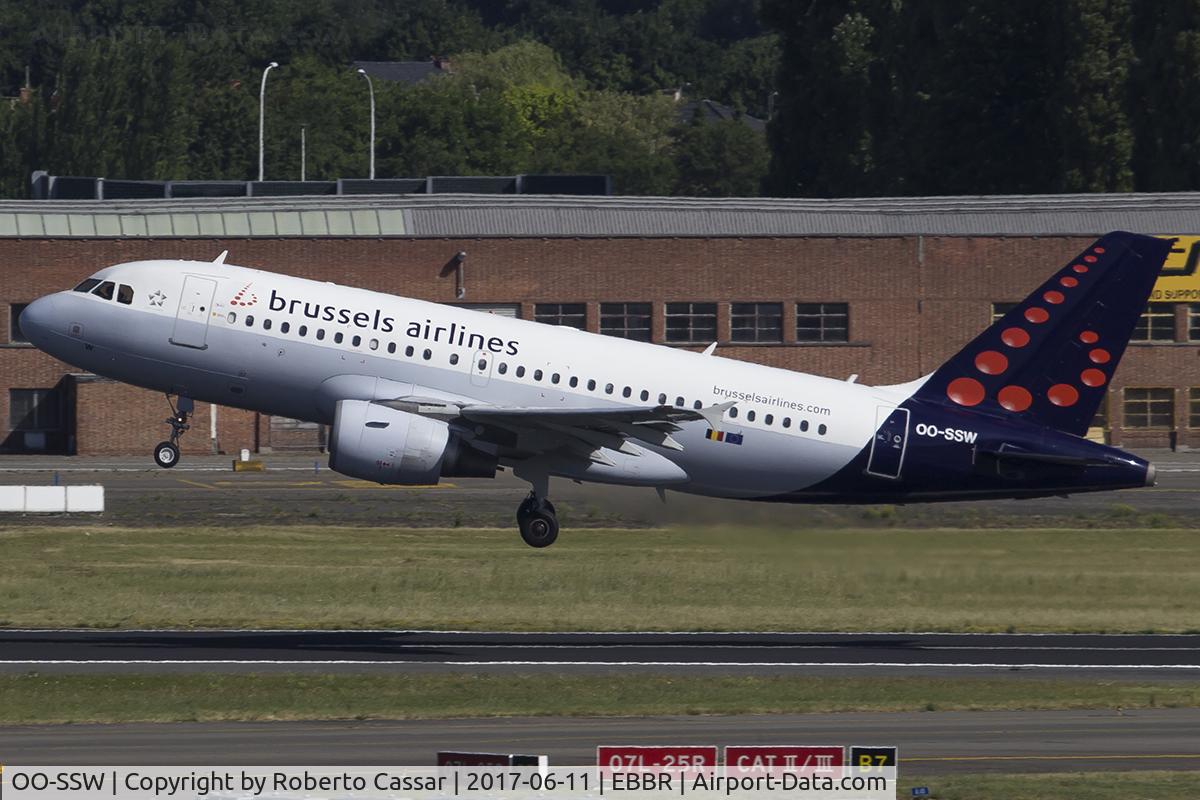 OO-SSW, 2007 Airbus A319-111 C/N 3255, Brussels