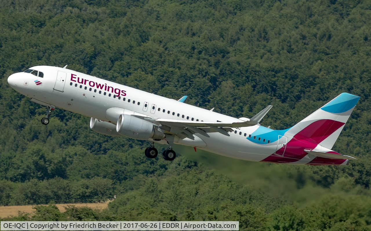 OE-IQC, 2016 Airbus A320-214 C/N 7019, departure to Palma via RW27