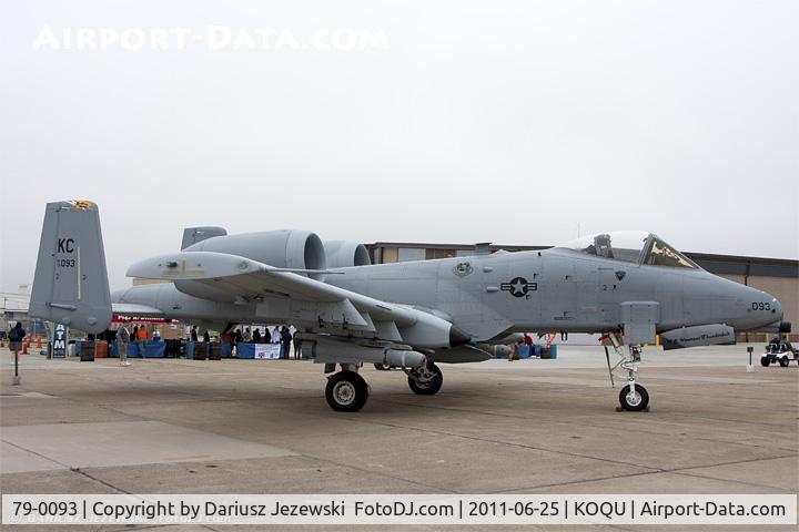 79-0093, 1979 Fairchild Republic A-10A Thunderbolt II C/N A10-0357, A-10C Thunderbolt 79-0093 KC from 303rd FS KC Hawgs 442nd FW Whiteman AFB, MO