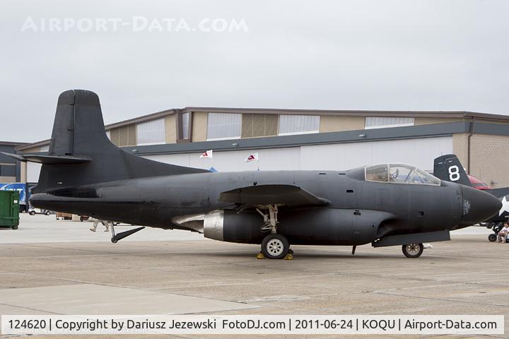 124620, Douglas EF-10B Skynight C/N 7490, Douglas F3D-2 Sky Knight 124620 Rhode Island Quonset Air Museum (QAM)