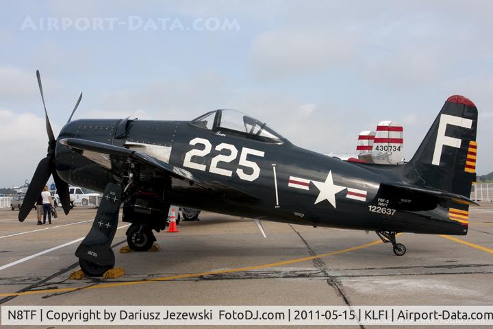 N8TF, 1948 Grumman F8F-2 (G58) Bearcat C/N D.1190, Grumman F8F-2 CN 122637, NX8TF