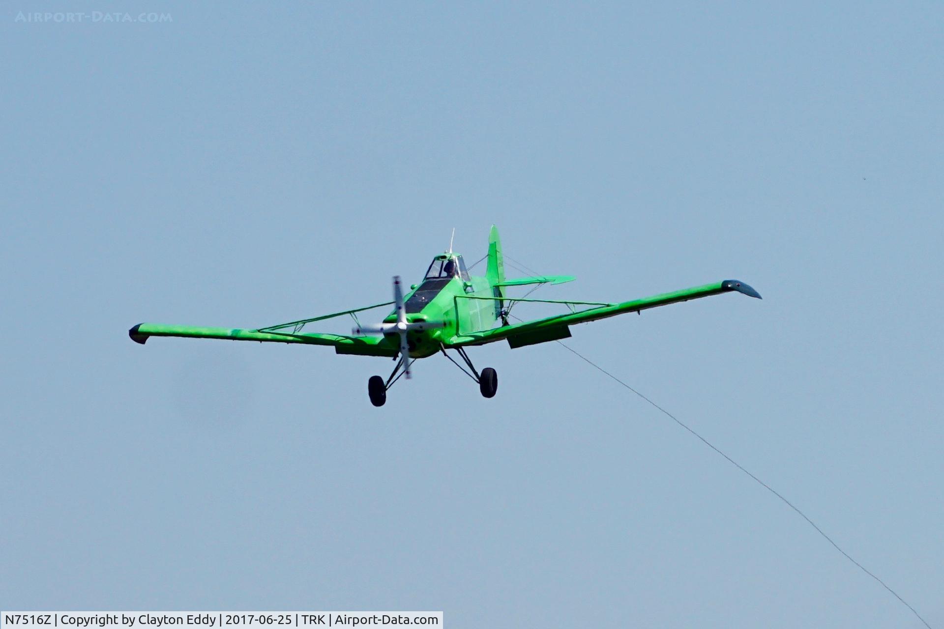 N7516Z, 1965 Piper PA-25-235 Pawnee C/N 25-3556, Truckee Airport California 2017.