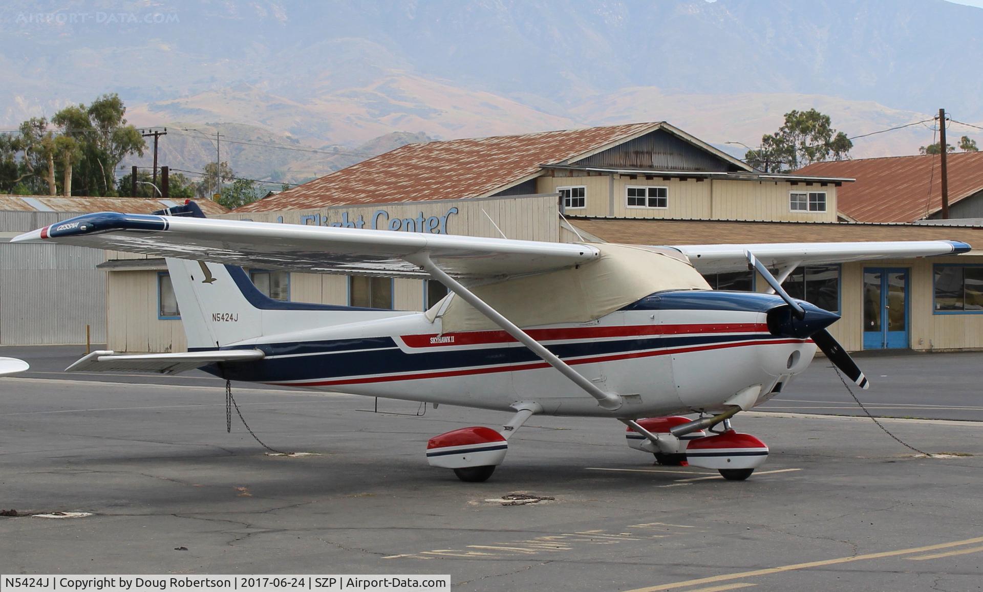 N5424J, 1980 Cessna 172N C/N 17273788, 1980 Cessna 172N SKYHAWK II, Lycoming O-320-H2AD 160 Hp