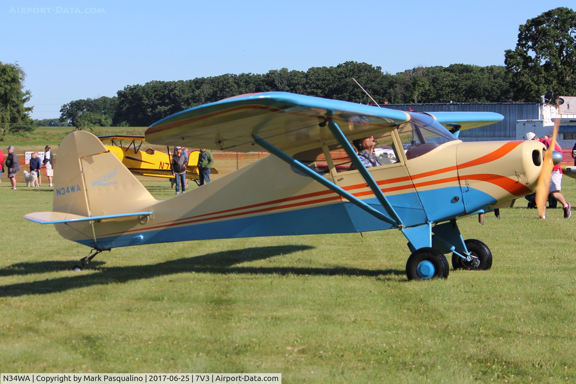 N34WA, 1978 Wag-Aero Wag-a-Bond C/N 1-B, Wag-Aero Wag-a-Bond