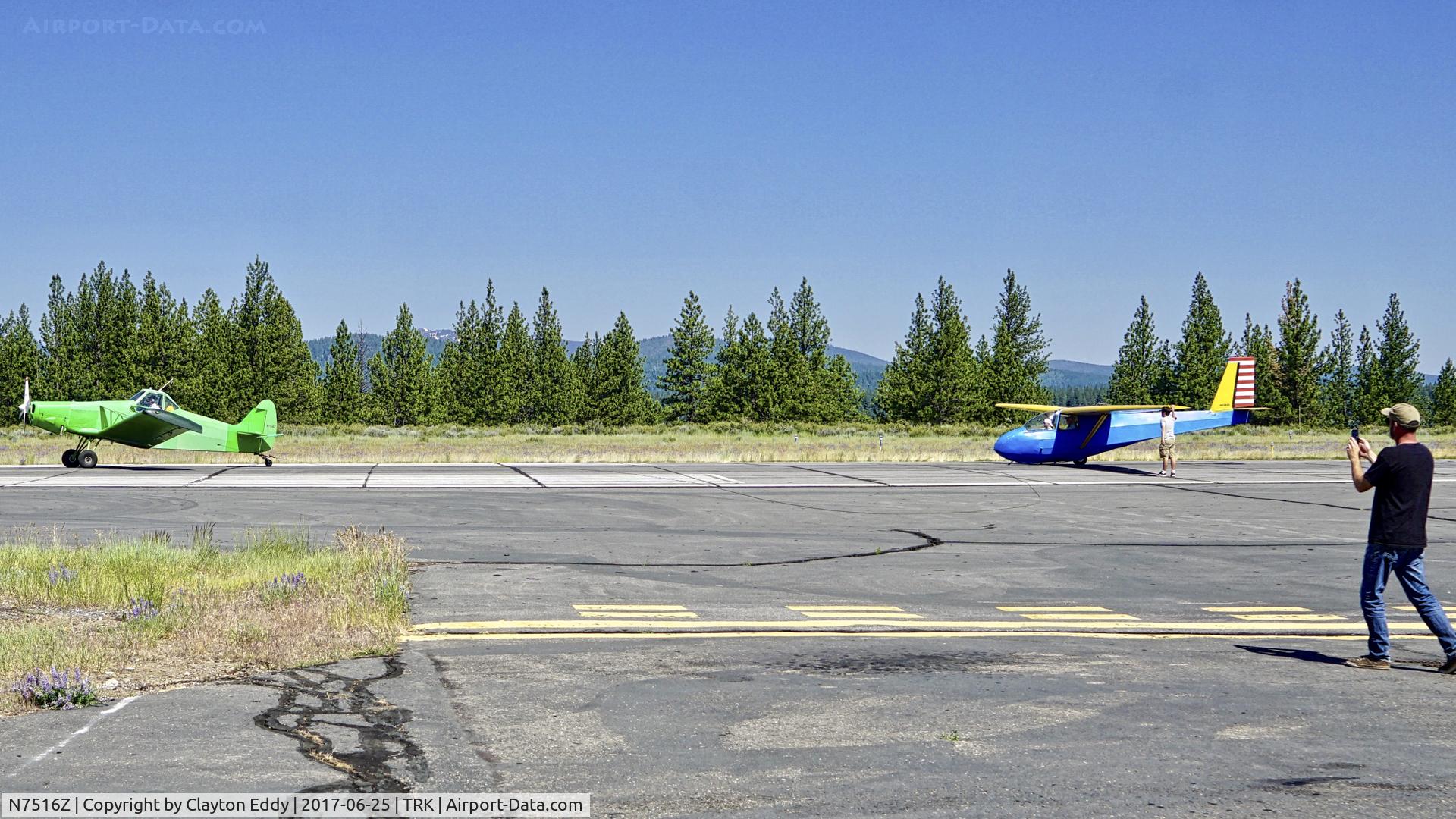 N7516Z, 1965 Piper PA-25-235 Pawnee C/N 25-3556, Truckee Airport California 2017.