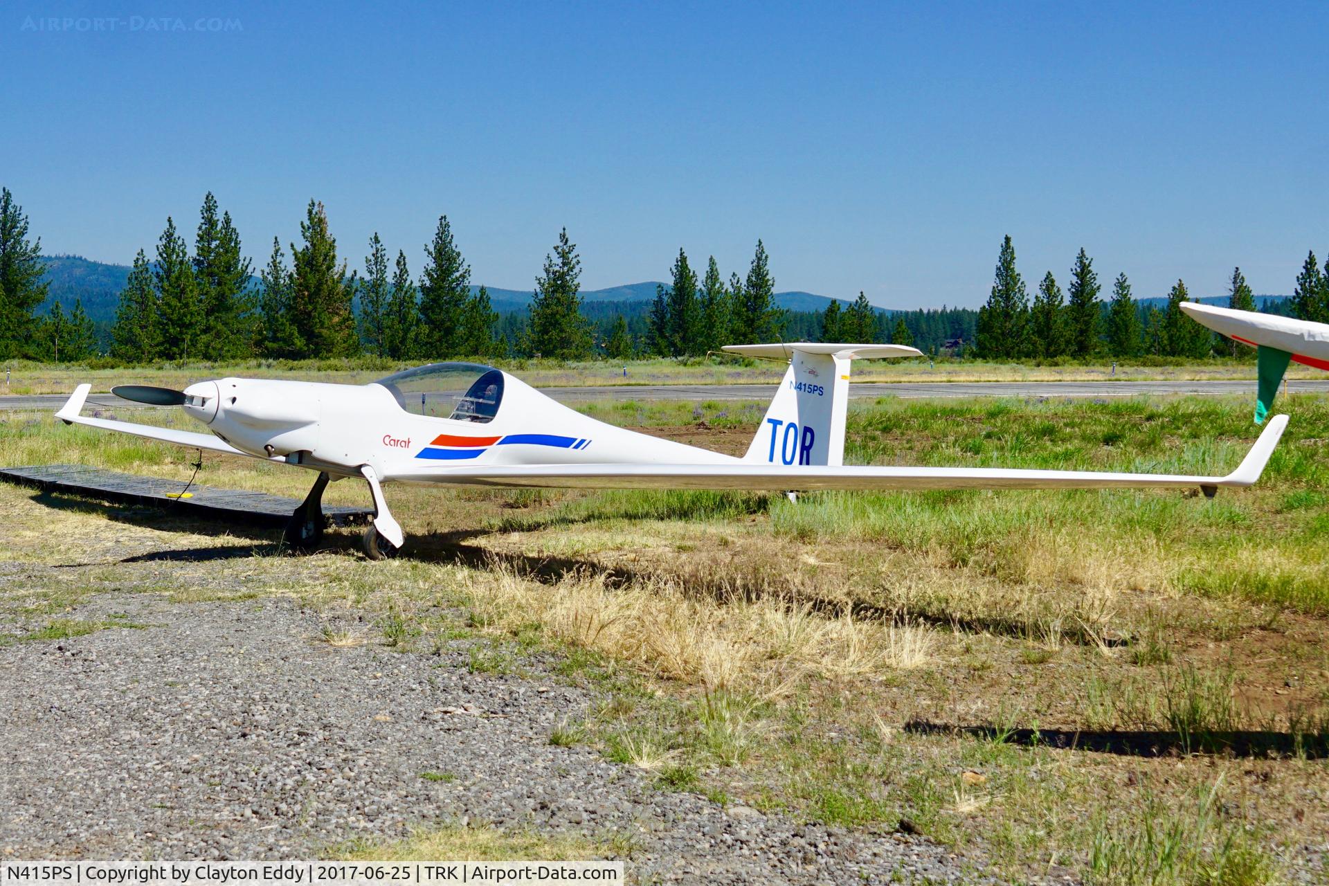 N415PS, 2004 AMS-Flight Carat A C/N CA013, Truckee Airport California 2017.