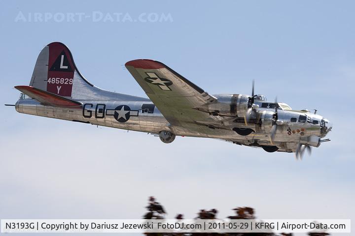 N3193G, 1944 Boeing B-17G Flying Fortress C/N 77255, Boeing B-17G Flying Fortress Yankee Lady CN 77255 - Yankee Air Museum, N3193G