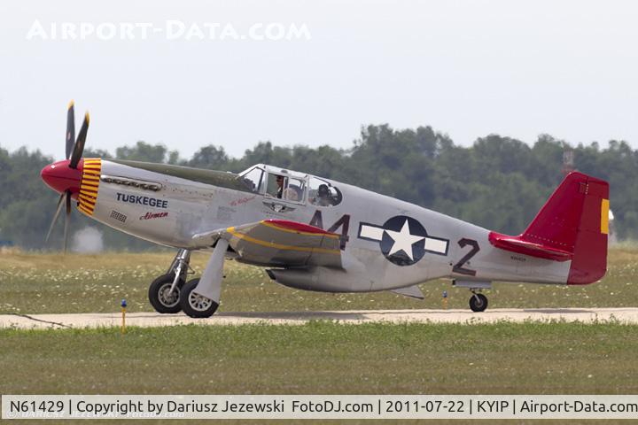 N61429, 1942 North American P-51C Mustang C/N 103-26199, North American P-51C Mustang Tuskegee Airman CN 103-26199, NX61429