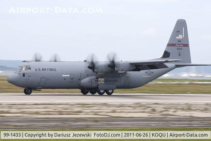 99-1433, 1999 Lockheed Martin C-130J-30 Super Hercules C/N 382-5519, C-130J Hercules 99-1433 from 143rd AS 143rd AS Quonset Point ANGS, RI