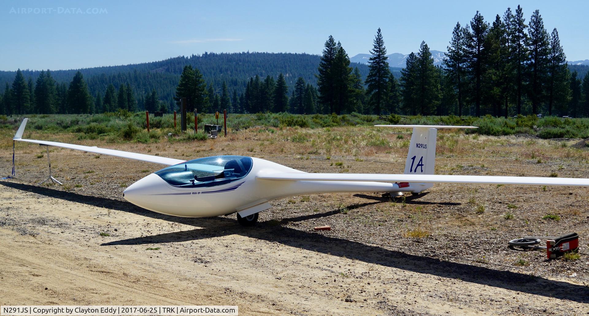 N291JS, 2012 Schleicher ASW 27-18 C/N 29076, Truckee Airport California 2017.