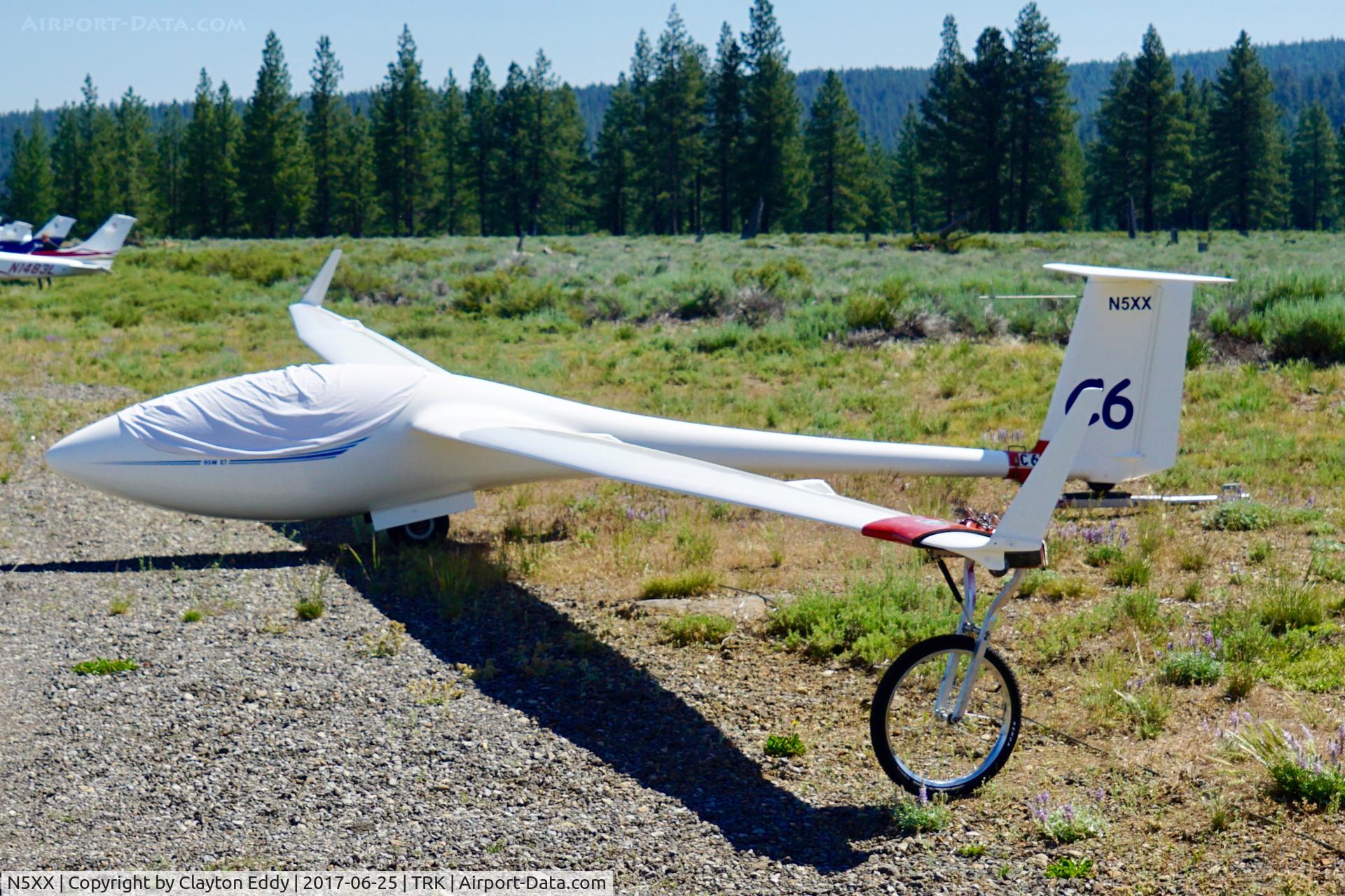 N5XX, 1999 Schleicher ASW-27 C/N 27109, Truckee Airport California 2017.