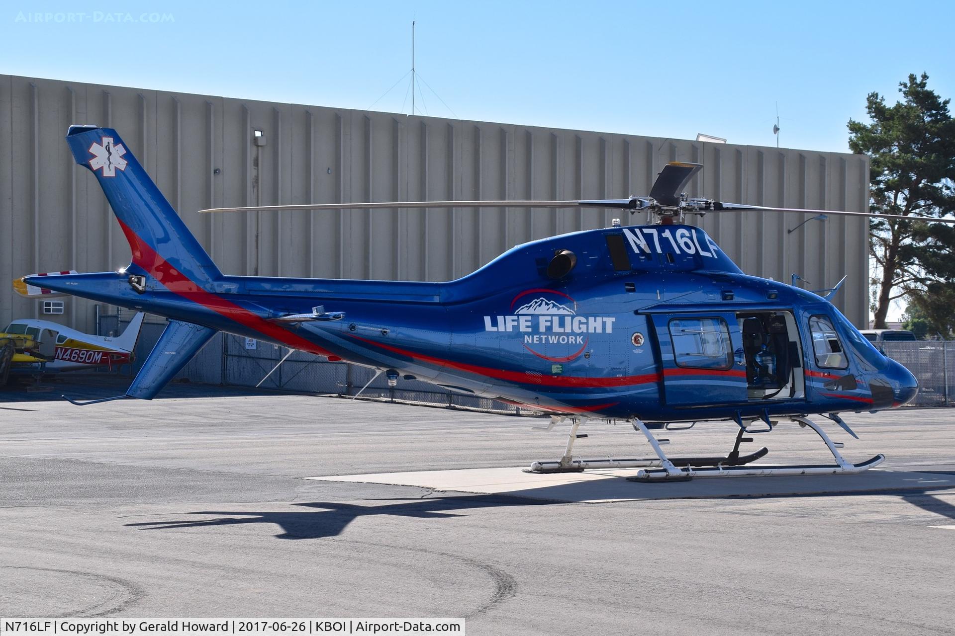 N716LF, 2015 AgustaWestland AW-119 MKII Koala C/N 14833, Parked on the Life Flight pad.