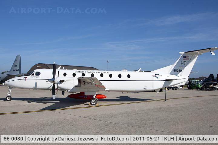 86-0080, 1986 Beech C-12J Huron C/N UD-003, C-12J Huron 86-0080  from 586th FLTS 
