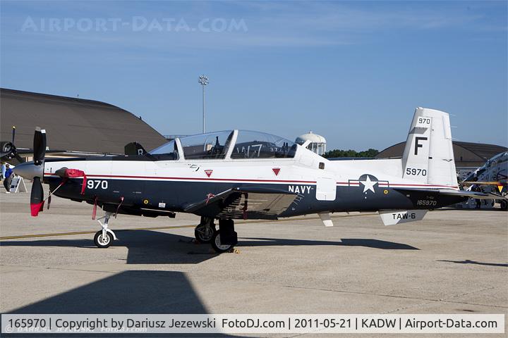165970, Raytheon T-6A Texan II C/N PT-116, T-6A Texan II 165970 F-970 from TAW-6 NAS Pensacola, FL