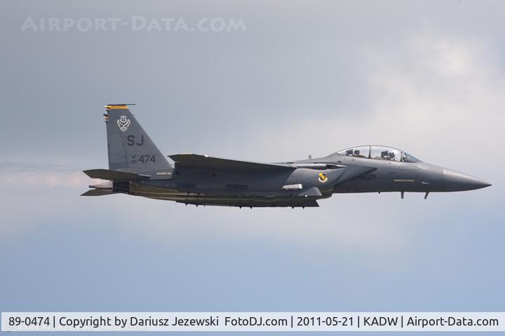 89-0474, 1989 McDonnell Douglas F-15E Strike Eagle C/N 1121/E096, F-15E Strike Eagle 89-0474 SJ from 334th FS 4th FW Seymour Johnson AFB, NC