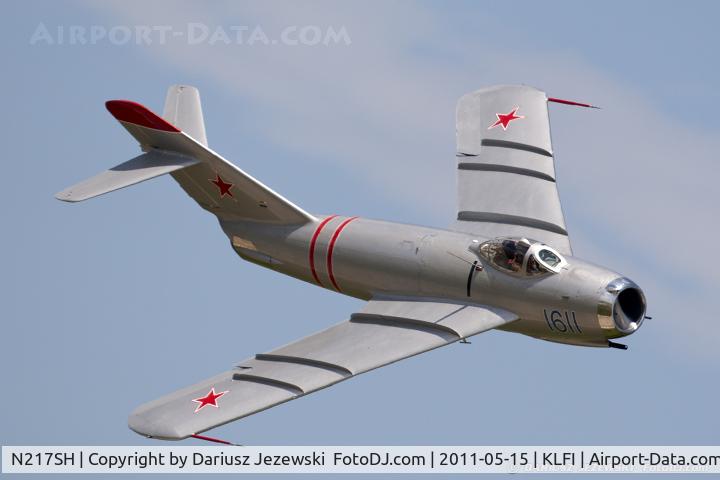 N217SH, 1959 PZL-Mielec Lim-5 (MiG-17F) C/N 1C1611, PZL Mielec Lim-5 (MiG-17F) CN 1C1611, N217SH