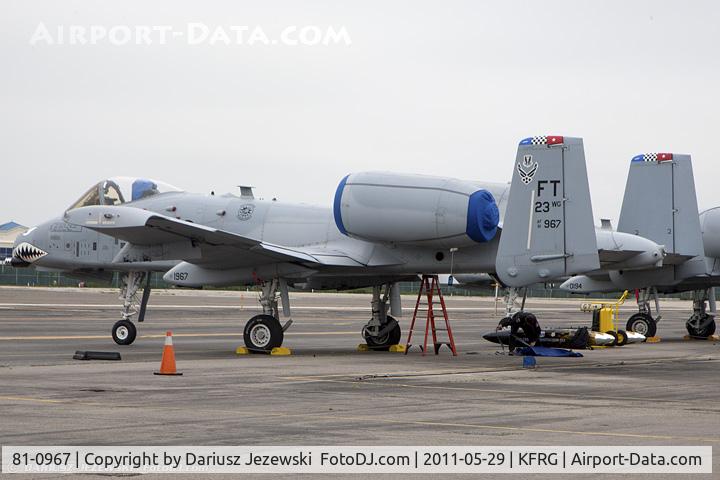 81-0967, 1981 Fairchild Republic A-10C Thunderbolt II C/N A10-0662, A-10C Thunderbolt 81-0967 FT from 74th FS Flying Tigers 23rd FW Pope AFB, NC