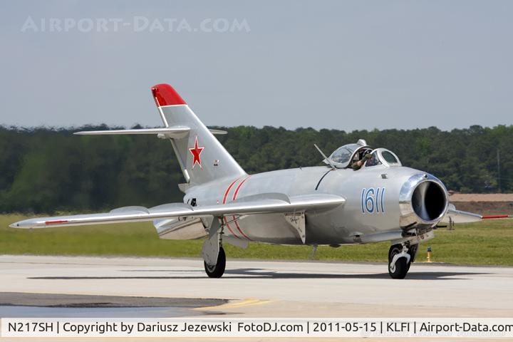 N217SH, 1959 PZL-Mielec Lim-5 (MiG-17F) C/N 1C1611, PZL Mielec Lim-5 (MiG-17F) CN 1C1611, N217SH