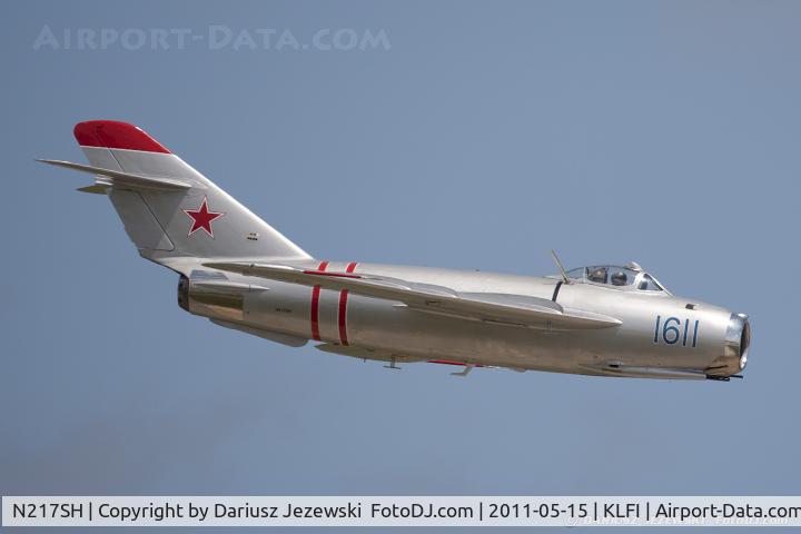 N217SH, 1959 PZL-Mielec Lim-5 (MiG-17F) C/N 1C1611, PZL Mielec Lim-5 (MiG-17F) CN 1C1611, N217SH