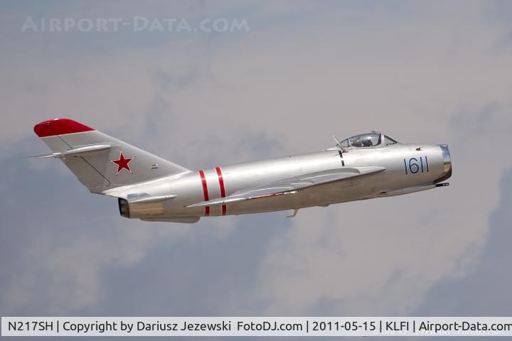 N217SH, 1959 PZL-Mielec Lim-5 (MiG-17F) C/N 1C1611, PZL Mielec Lim-5 (MiG-17F) CN 1C1611, N217SH