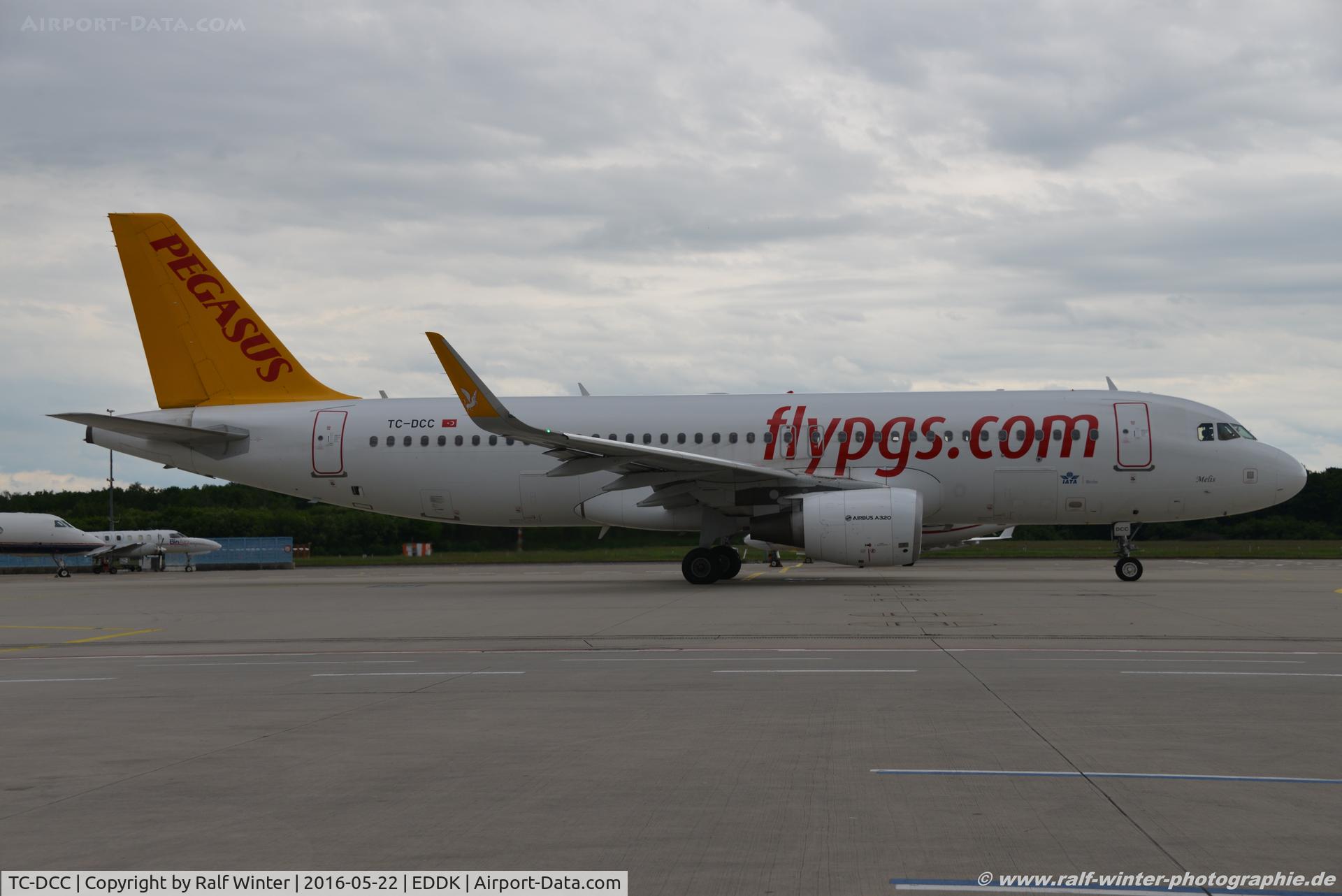 TC-DCC, 2014 Airbus A320-214 C/N 5950, Airbus A320-214(W) - H9 PGT Pegasus 'Melis' - 5950 - TC-DCC - 22.05.2016 - CGN