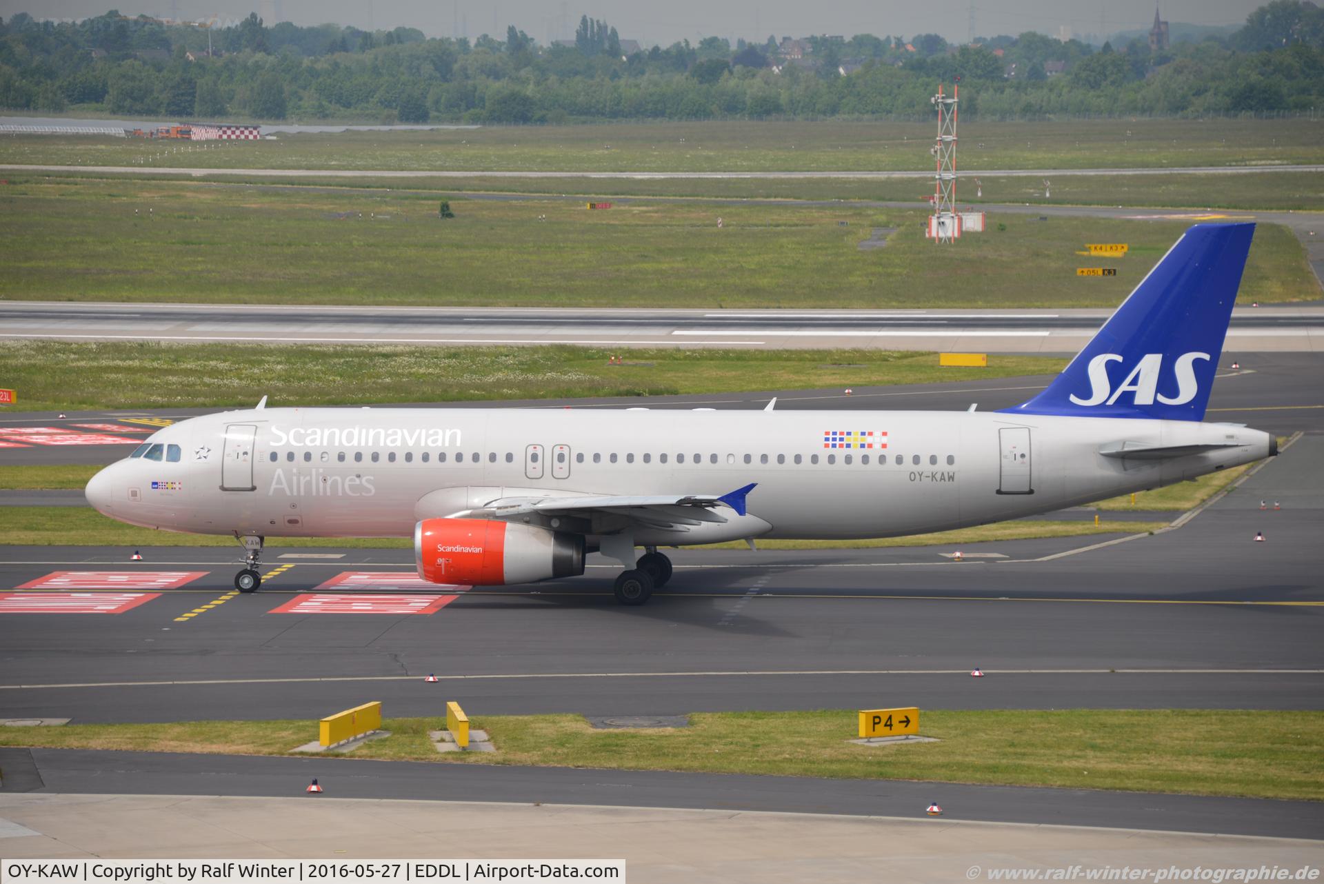 OY-KAW, 2006 Airbus A320-232 C/N 2817, Airbus A320-232 - SK SAS SAS Scandinavian Airlines 'Tyke Viking' - 2817 - OY-KAW - 27.05.2016 - DUS