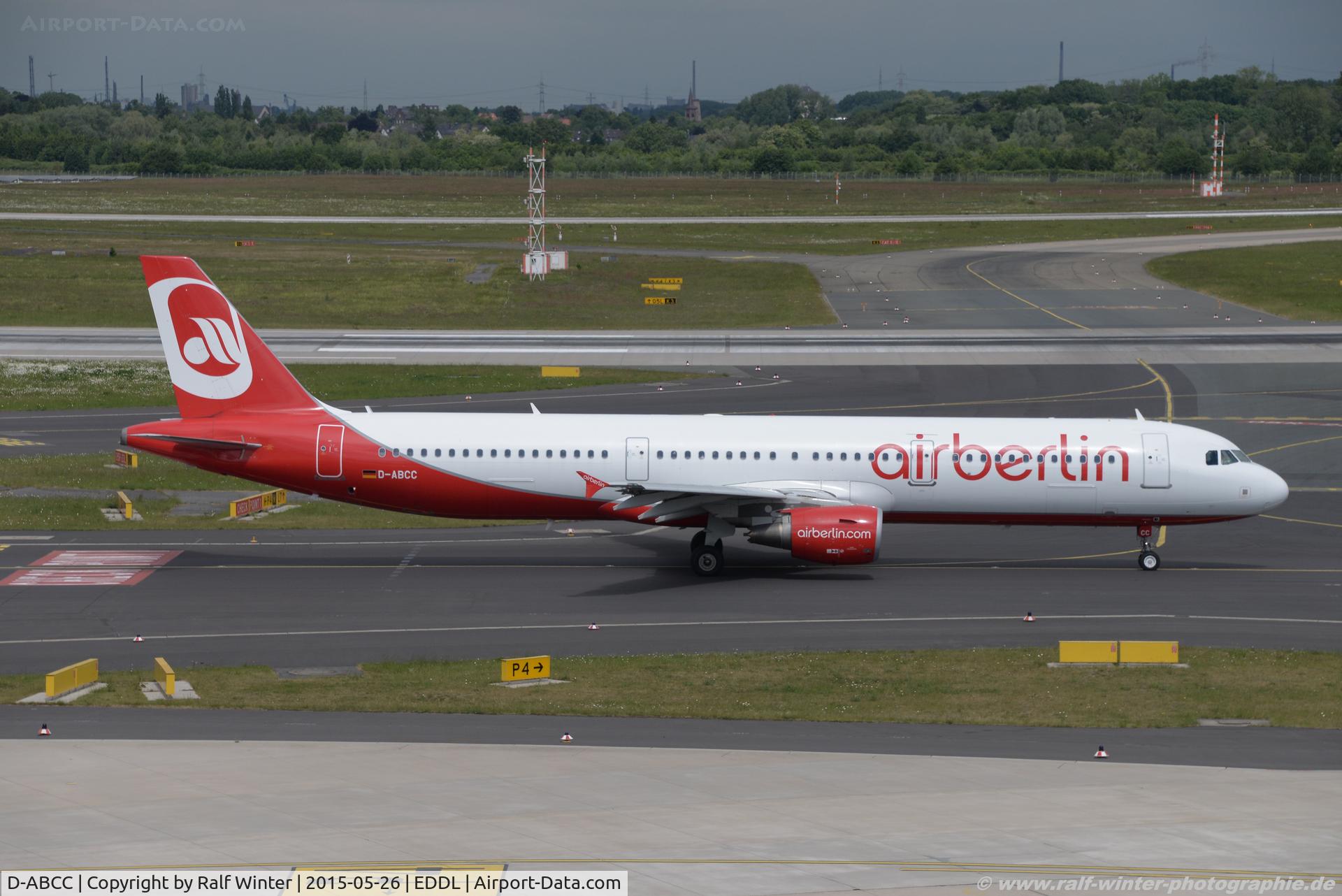 D-ABCC, 2010 Airbus A321-211 C/N 4334, Airbus A321-211 - AB BER Air Berlin - 4334 - D-ABCC - 26.05.2015 - DUS