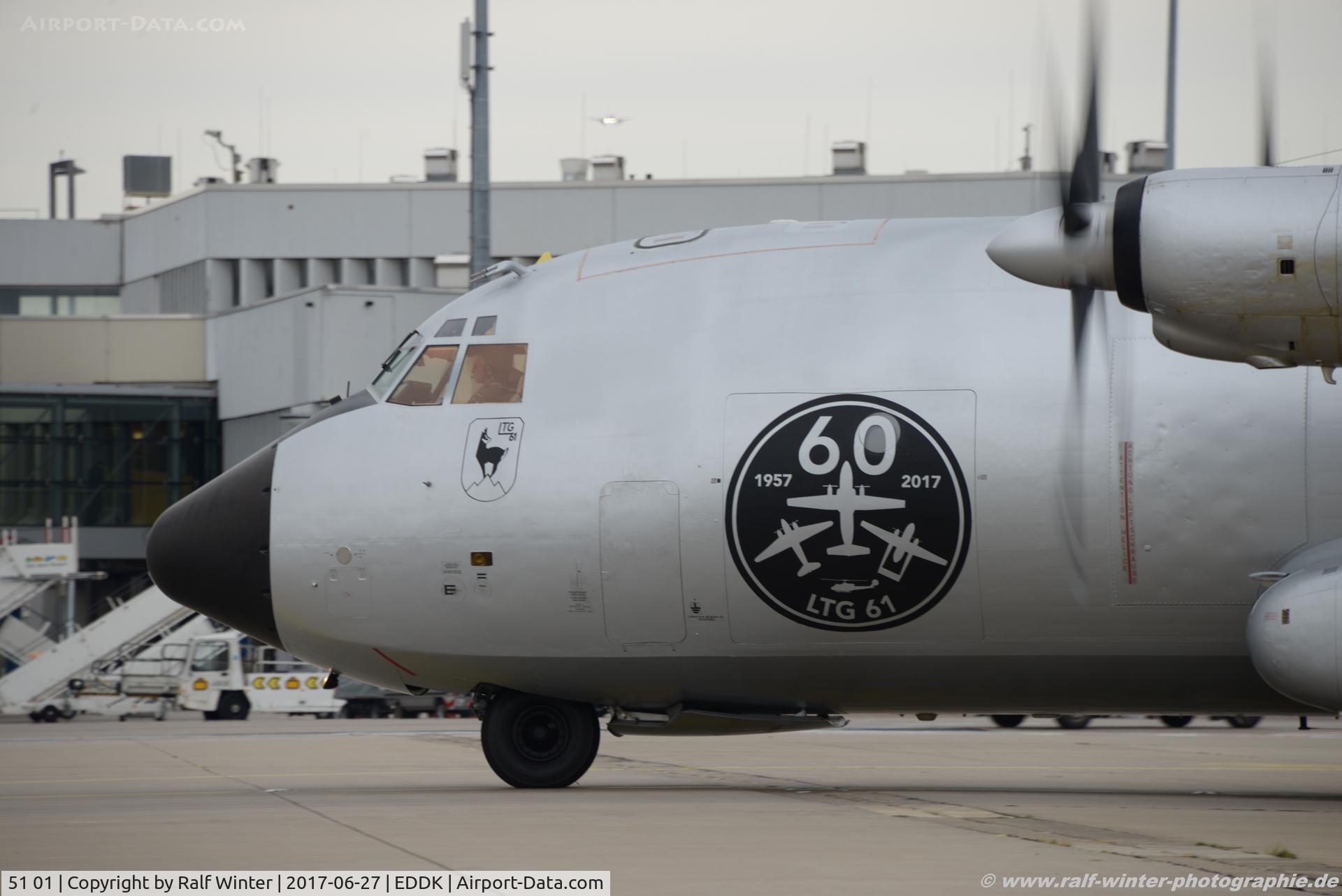 51 01, Transall C-160D C/N D138, Transall C-160D - GAF German Air Force '60th Anniversary' - D138 - 51+01 - 27.07.2017 - CGN