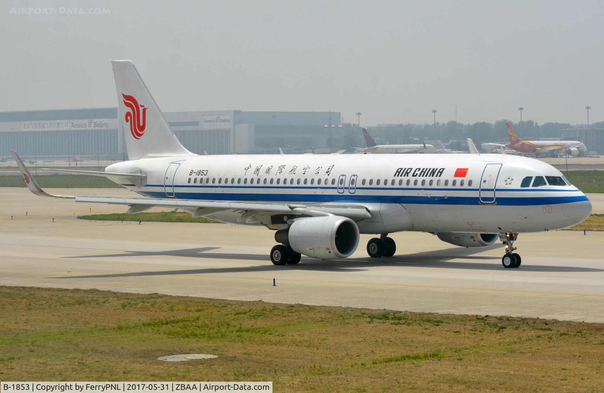 B-1853, 2014 Airbus A320-214 C/N 6169, Air China A320