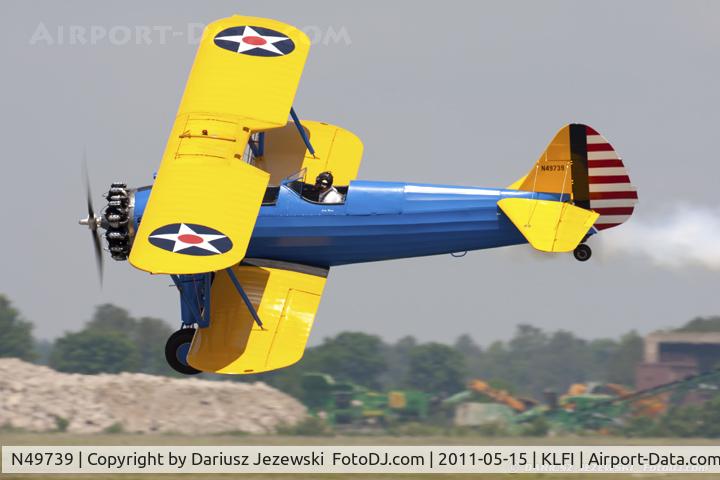 N49739, 1943 Boeing A75N1(PT17) C/N 75-4462, Boeing A-75N1 (PT-17) Stearman CN 75-4462 - John Mohr , N49739