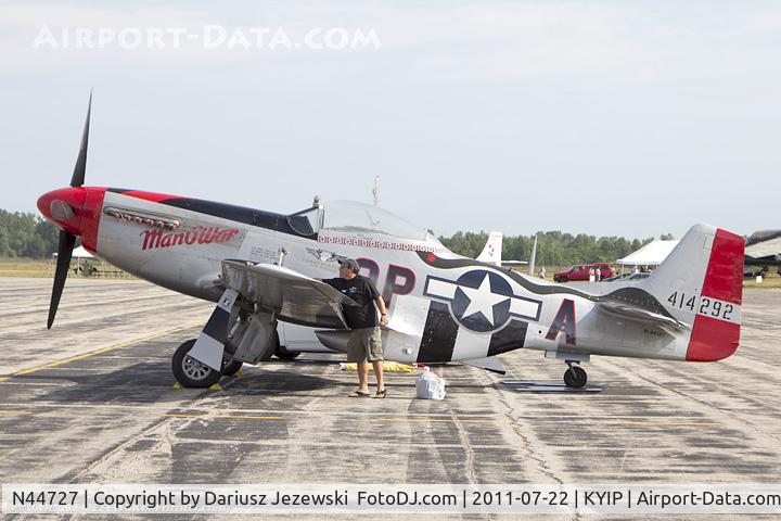 N44727, 1944 North American P-51D Mustang C/N 122-39198, North American P-51D Mustang Man O' War CN 44-72739, N44727