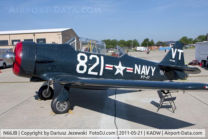 N66JB, 1949 North American T-6G Texan C/N 168-19, North American T-6G Texan CN 49-2915, N66JB