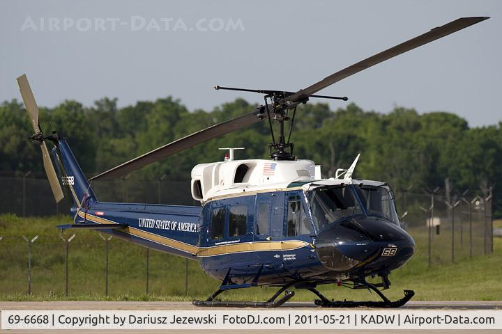 69-6668, Bell UH-1N Iroquois C/N 31074, UH-1N Twin Huey 69-6668 68 from 1st HS First and Foremost 316th WG Andrews AFB, MD