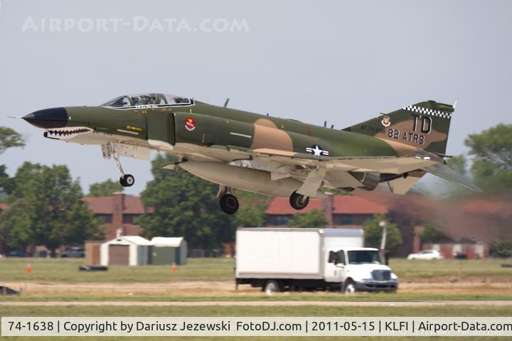 74-1638, 1974 McDonnell Douglas QF-4E Phantom II C/N 4874, QF-4E Phantom 74-1638 TD from 82nd ATRS 53rd WG Tyndall AFB, FL