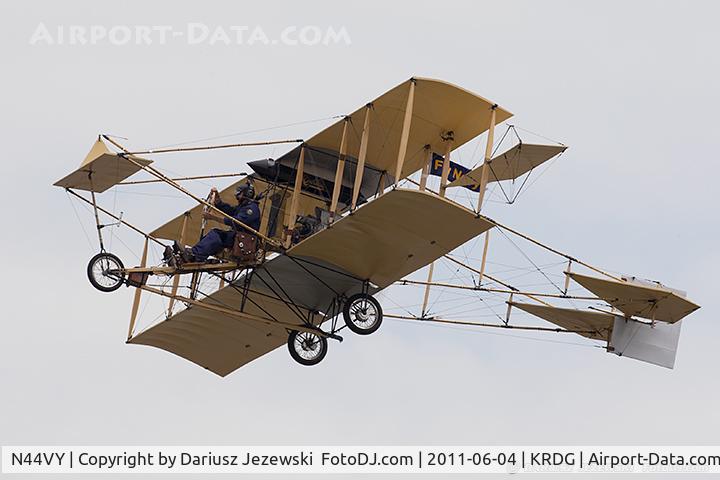 N44VY, Curtiss D Pusher Replica C/N 01BC, Ely-Curtiss CN 01BC, NX44VY