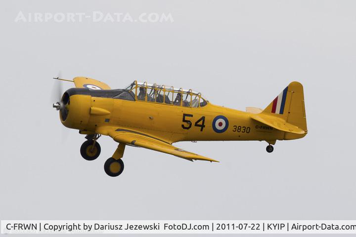 C-FRWN, 1942 Noorduyn AT-16 Harvard II C/N 81-4097, Noorduyn AT-16 Harvard II CN 81-4097, C-FRWN